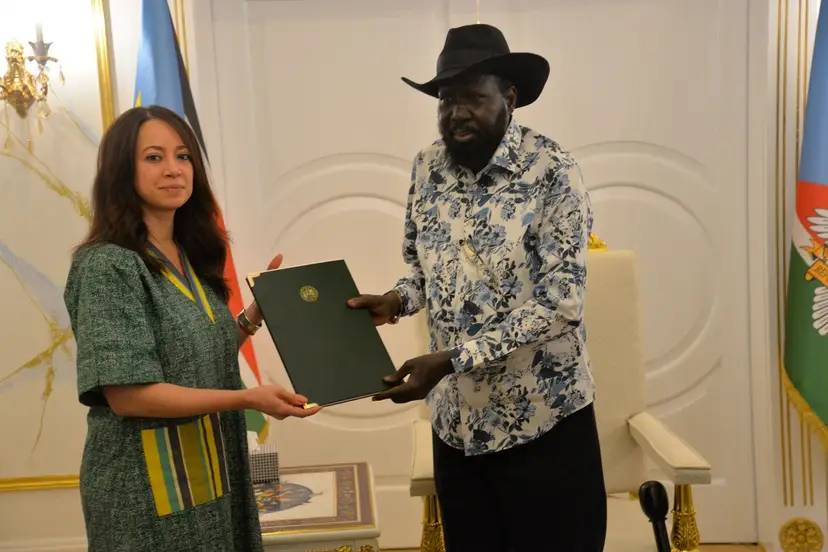 Mme Mansouri reçue par le président de la République du Soudan du Sud