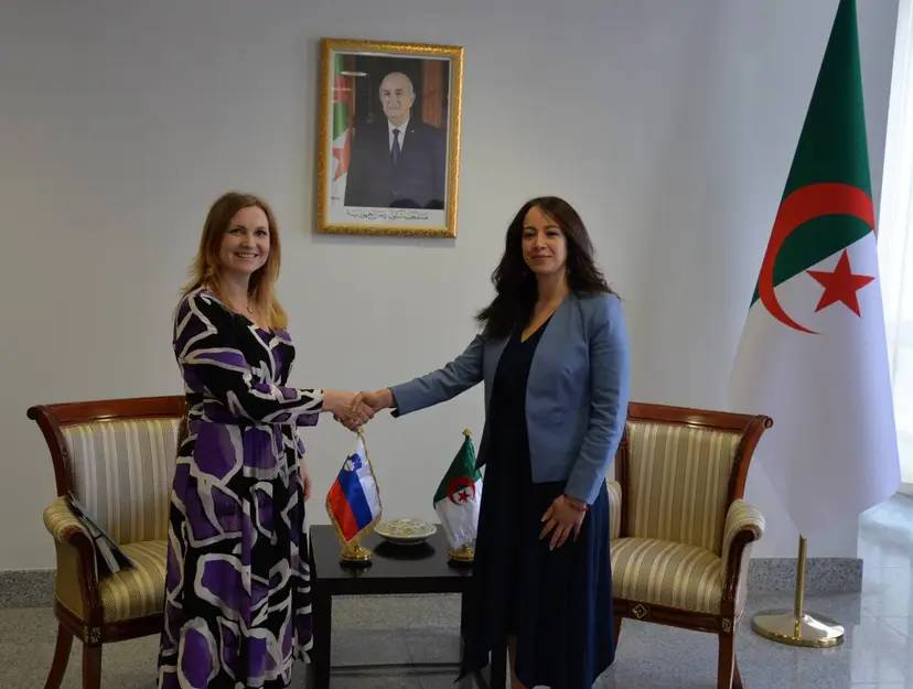 Mrs Mansouri receives the ambassadors of Slovenia, Korea and Azerbaijan